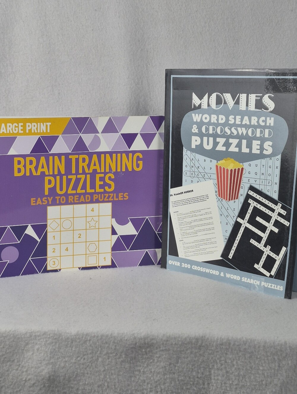 Large Print Puzzle Book Bundle – Set of 2